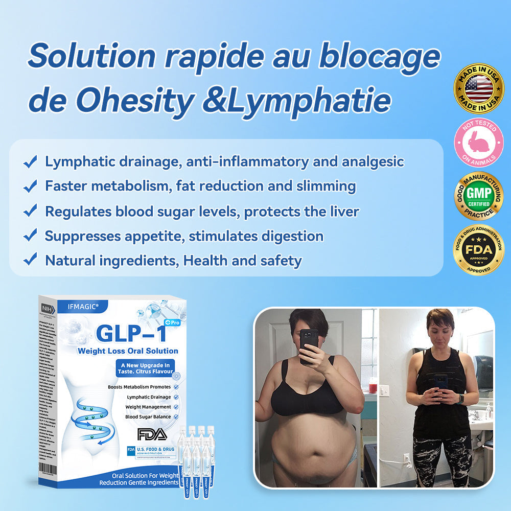 IFMAGIC® GLP-1 Pro Weight Loss Oral Solution✅One dose a day — see results in 7 days👩‍⚕️Suitable for obesity, cardiovascular diseases, diabetes, sleep apnea, high cholesterol and blood lipids, joint problems, and various other conditions🌺